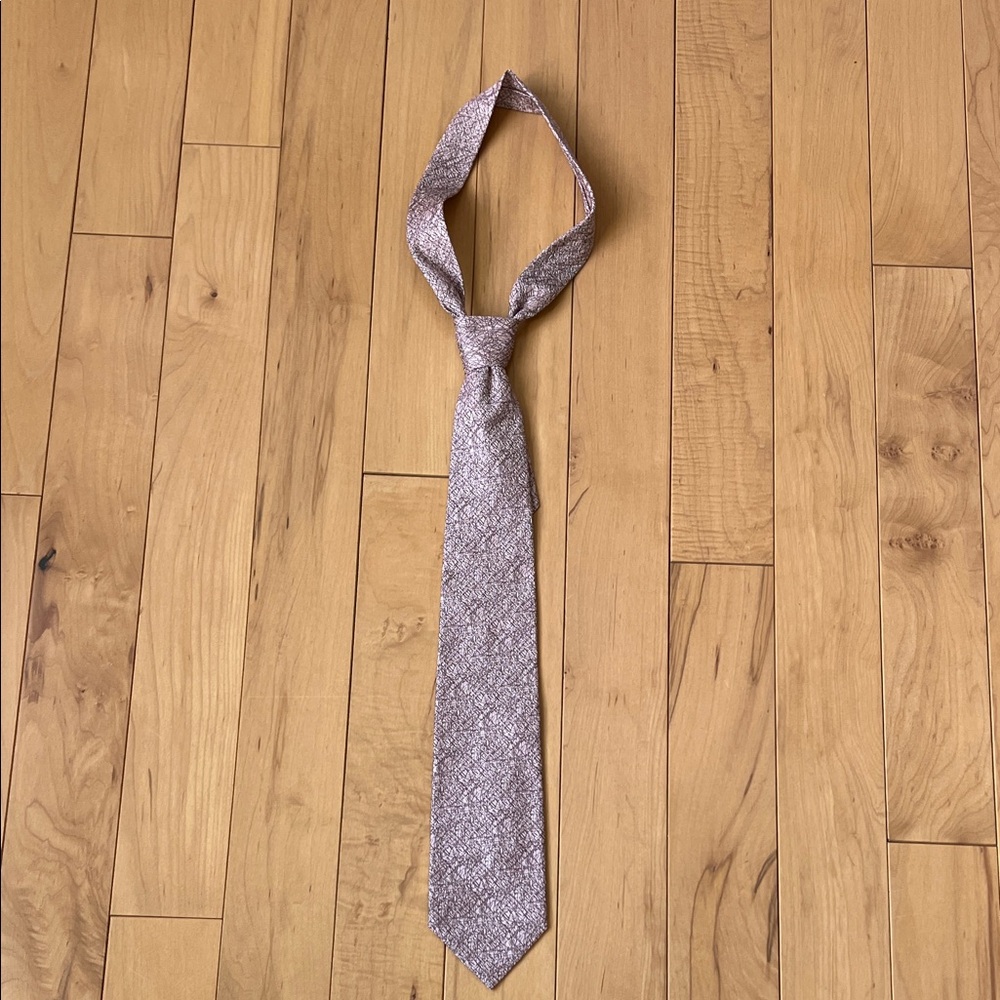 Calvin Klein Textured Brown Tie